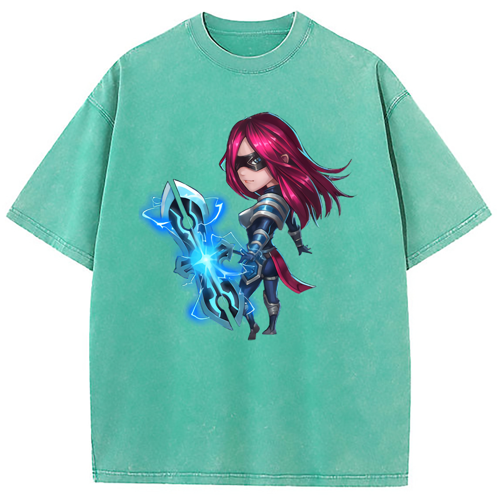 （画像用） リーグ・オブ・レジェンド League of Legends LOL 綿100% ヴィンテージ風 半袖Tシャツ（フロントプリント）